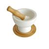 Ginger Spice Grinder Manual Crusher Pepper Masher Mortar Grinding Tools Pestle
