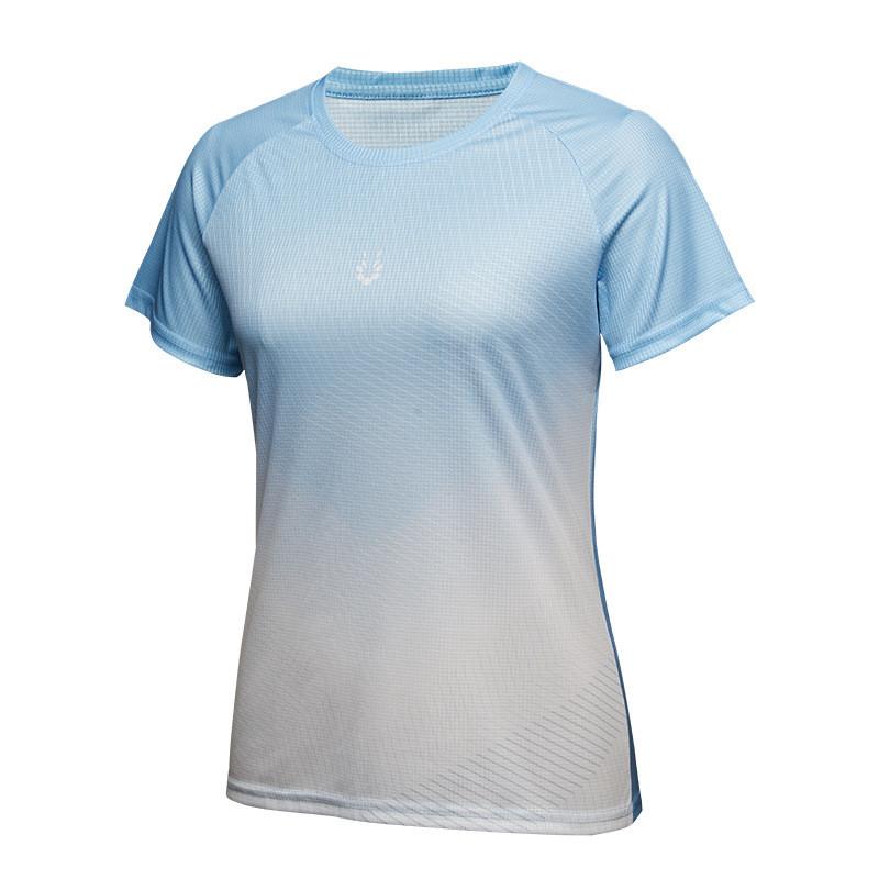 Athletic T Shirt For Women Summer Breathable Polyester Slim Fit Running Workout