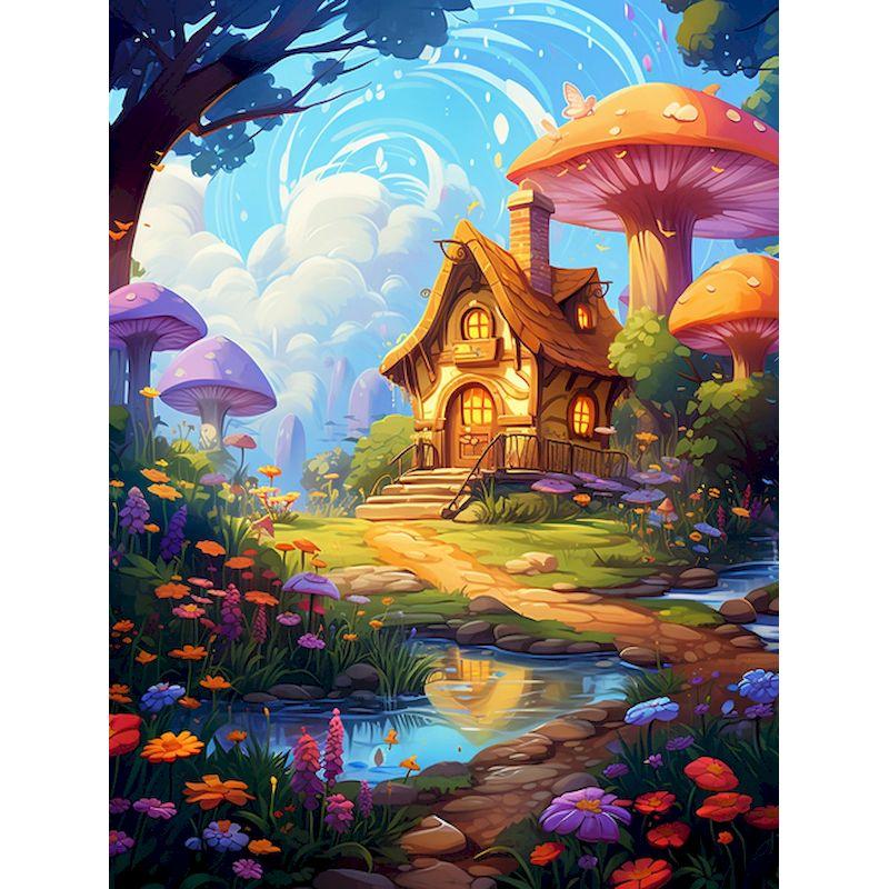 CHENISTORY DIY Frame Paint By Number For Adults Landsape Drawing By Numbers Unique Gift Acrylic Paint On Canvas Home Decor