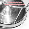 Tortoises Feeder Stainless Steel Dish Water Food Dispenser Feeding Bowl Reptiles Drinking Plate Tray Easy to Clean