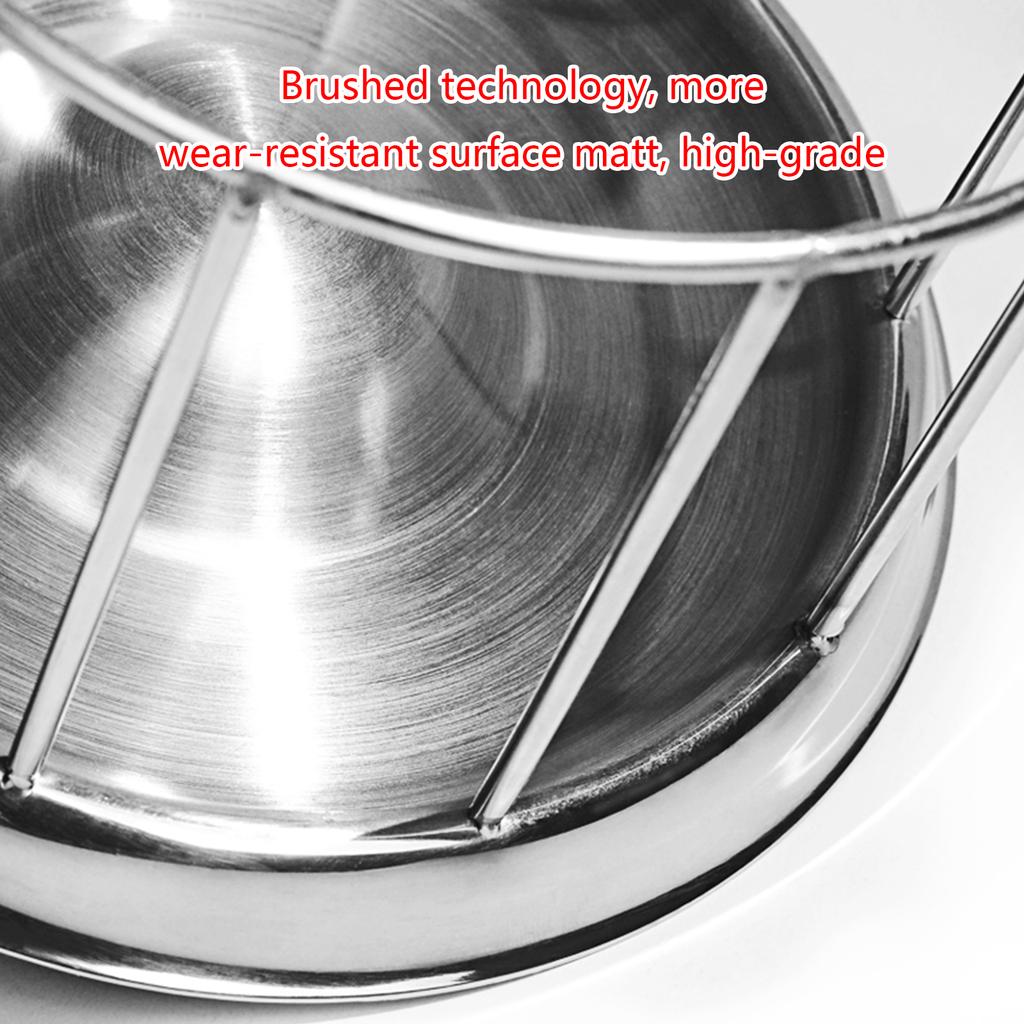 Tortoises Feeder Stainless Steel Dish Water Food Dispenser Feeding Bowl Reptiles Drinking Plate Tray Easy to Clean