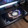 Derby County Benutzerdefiniertes Großes Mauspads, Personalisierter Name Textdruck, Fußball Logo Rutschfeste Schreibtischmatte Gaming Geschenk