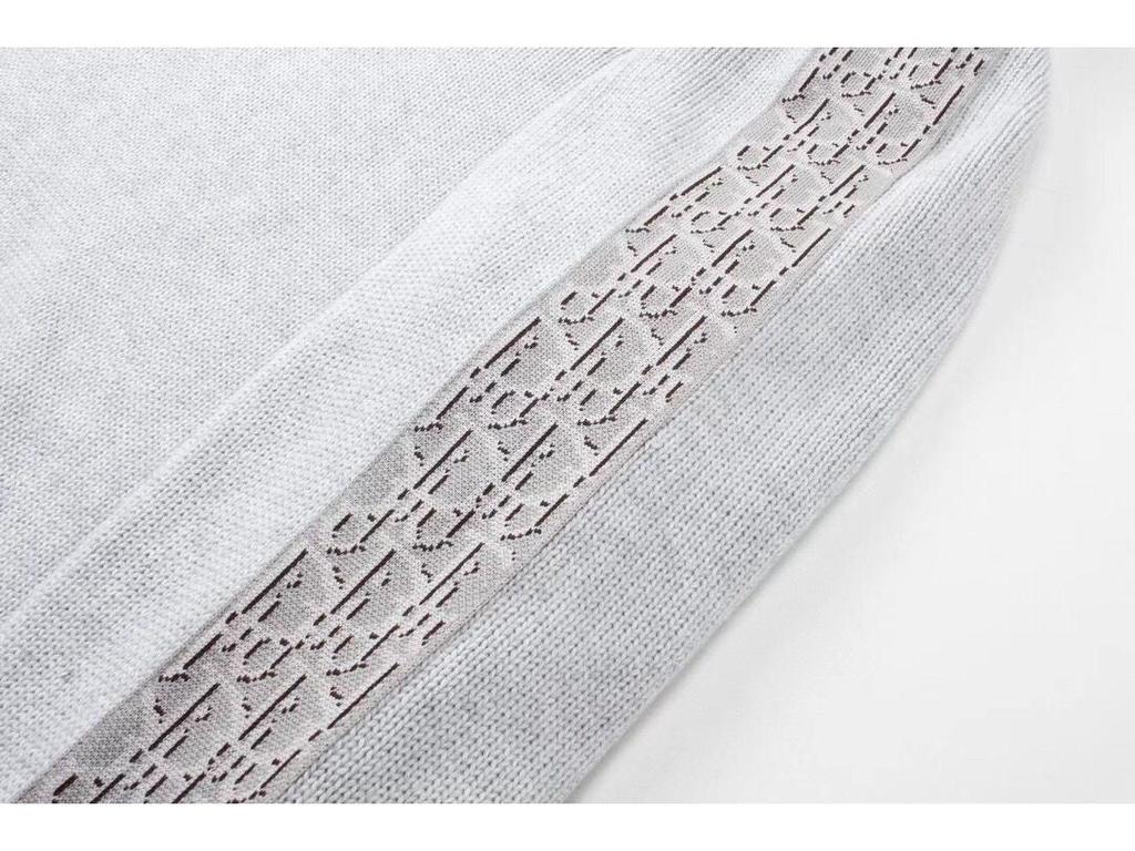 Unisex Trendy Round Neck Jacquard Knit Sweater - Autumn/Winter High-End Style