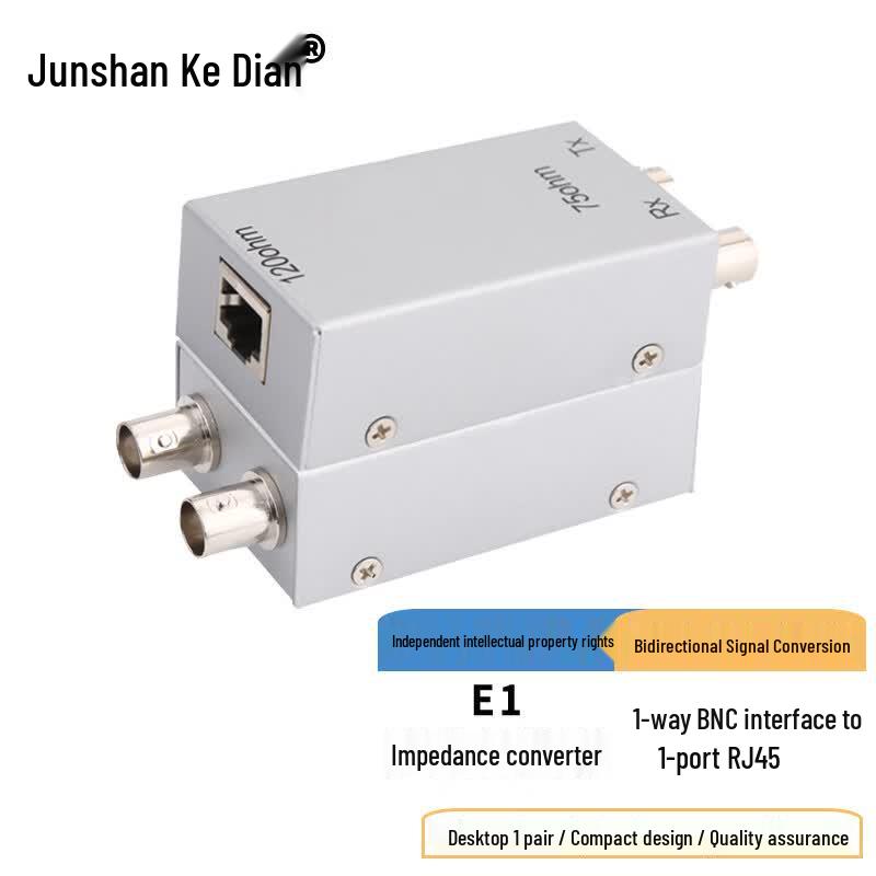 BNC to RJ45 E1 Impedance Converter