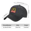 M Czapka z daszkiem Hamburger Unisex Logo Hip Hop Czapki Wiosna Retro Sportowa Codzienna Czapki Baseballowe
