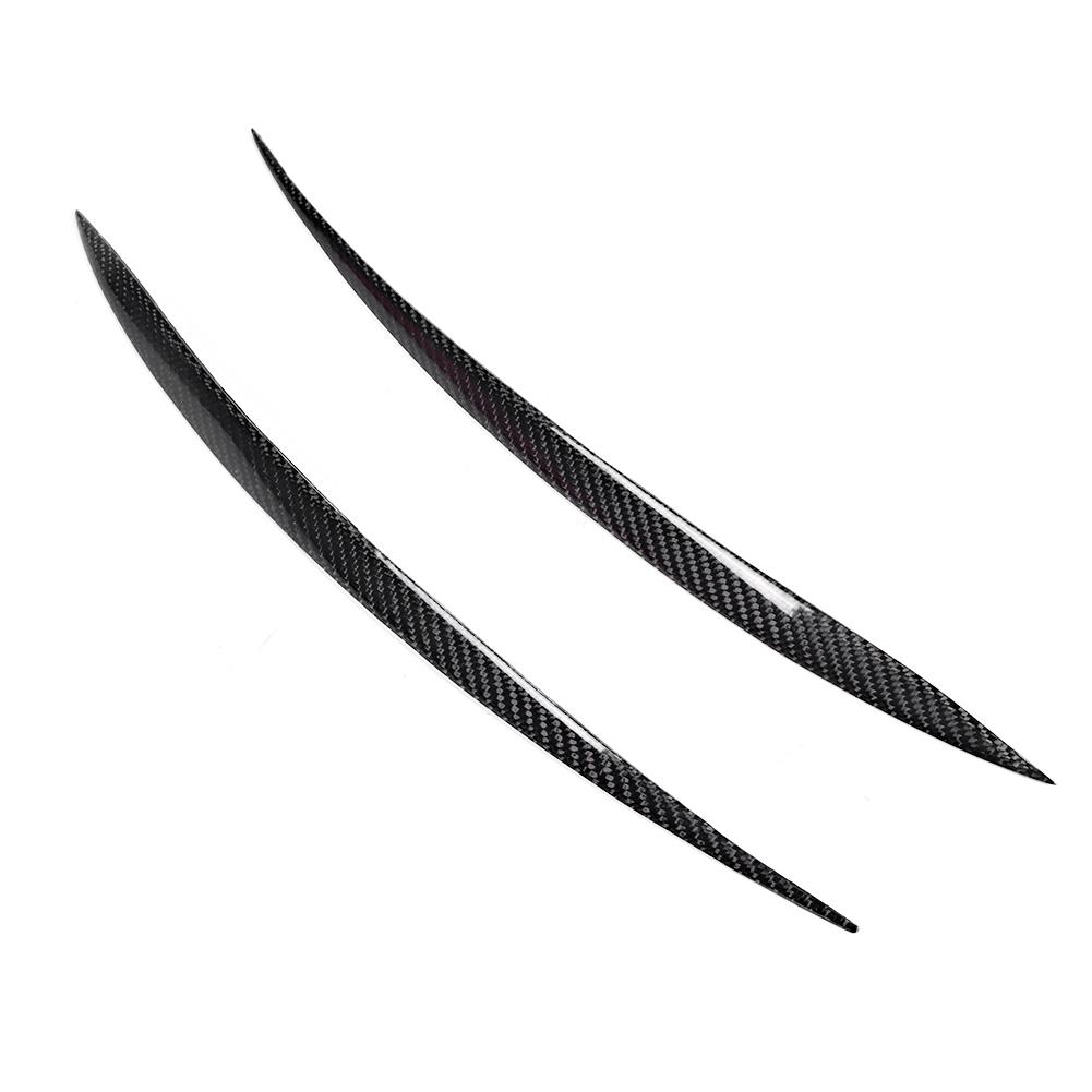 Dry Carbon Fiber Headlight Lamp Eyebrows Eyelid Fit for GTD 7 MK7 14 16
