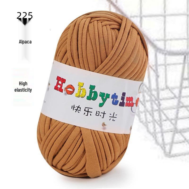 Cloth Strip Yarn DIY Crochet Kit: Handmade Bag, Knitting Material for Cushions, Carpets, and Dolls