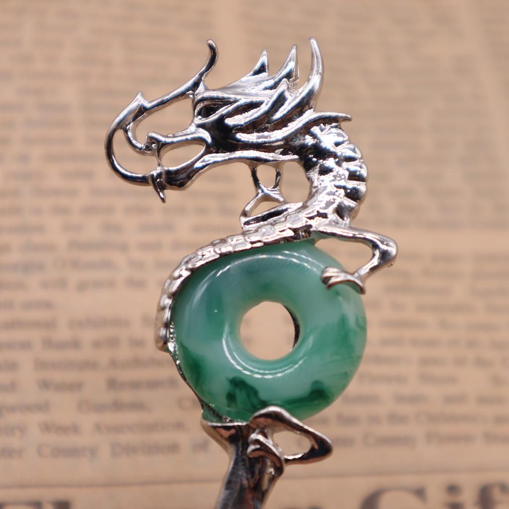 Tokariri Hair Hairpin for Japanese and Perfect for Entrance and Dragon and Flower Ornament, Clothing, Yukata, Kimono, Weddings, After-Parties,