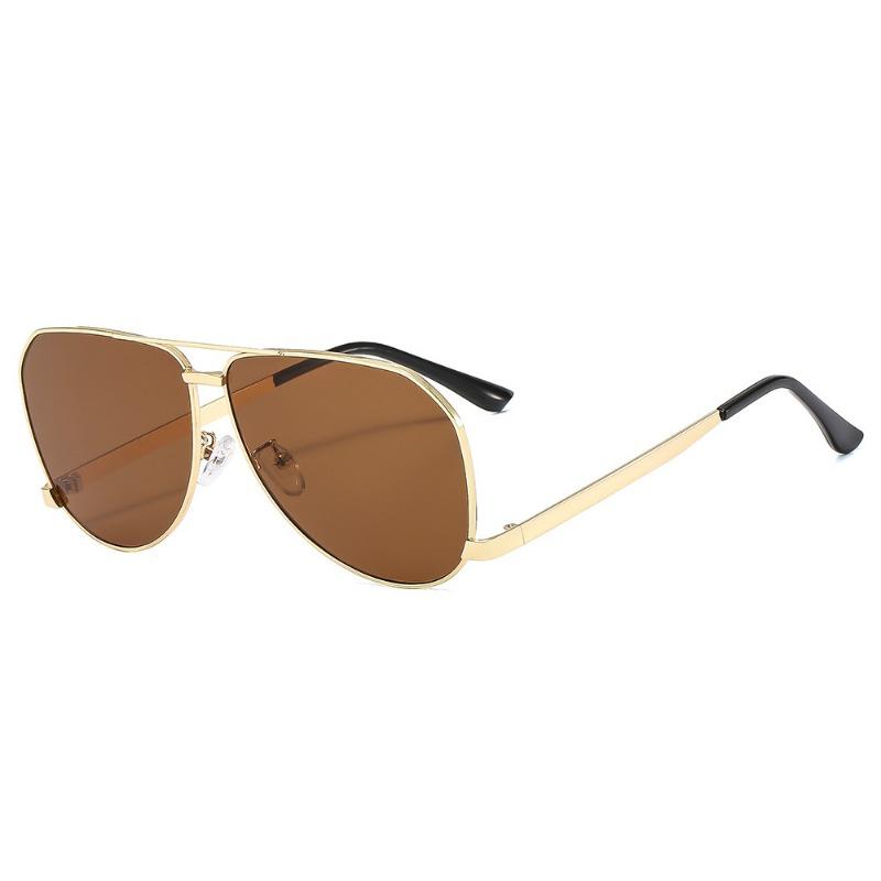 New Large Frame Sunglasses Men Woman Vintage Trendy Pilot Driving Sun Glasses UV Protection Sunglass High Quality Oculos De Sol