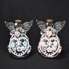 Fourcart Cute Handmade Glass Craft Sweet Heart Angel Bell BL
