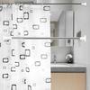 1pc Stainless Steel Telescopic Drying Pole, No-Drill, Adjustable for Clothes, Shower Curtain, Expandable, Black & White Design
