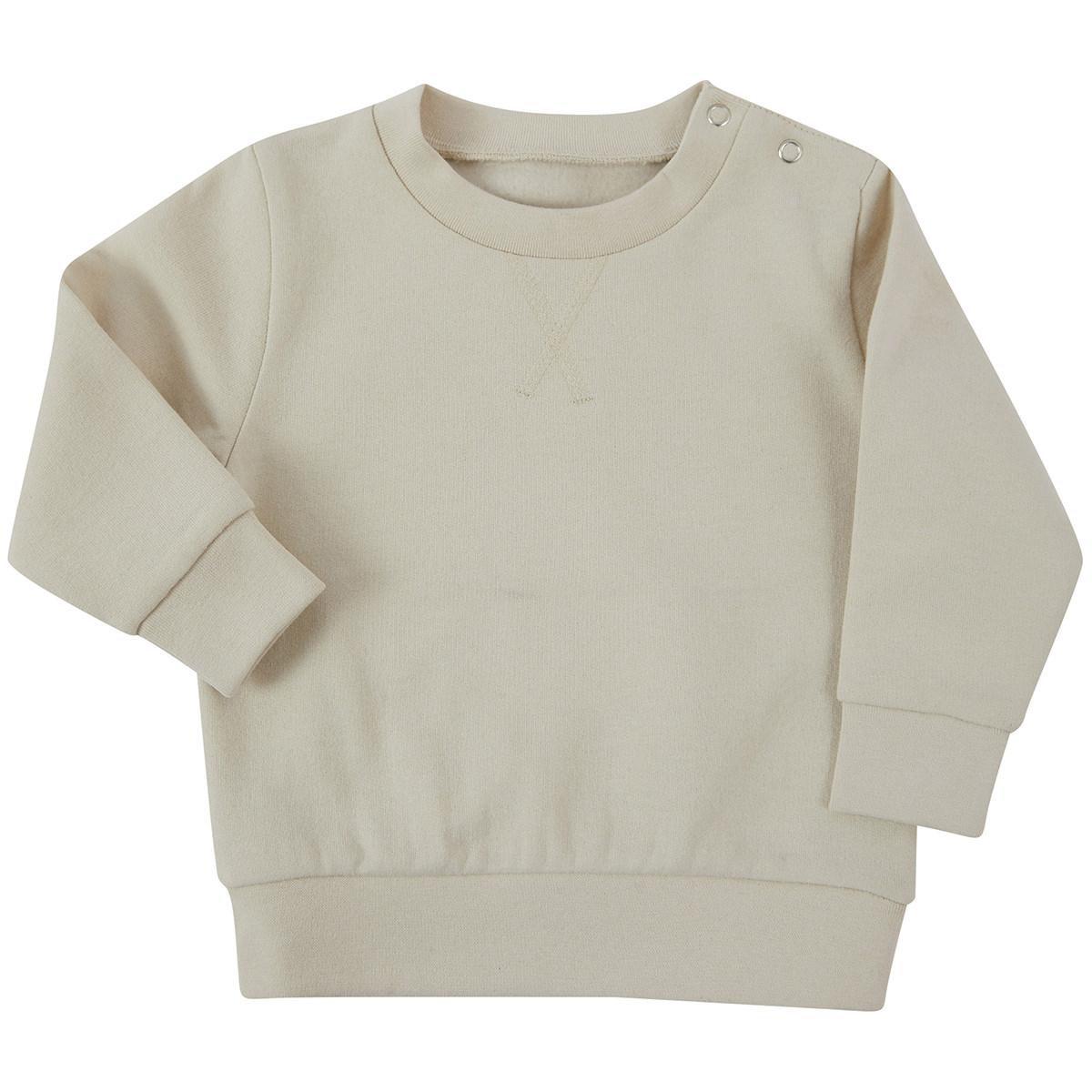 Sudadera sostenible para bebé Larkwood 2025-12-06 00:00:00 gris claro