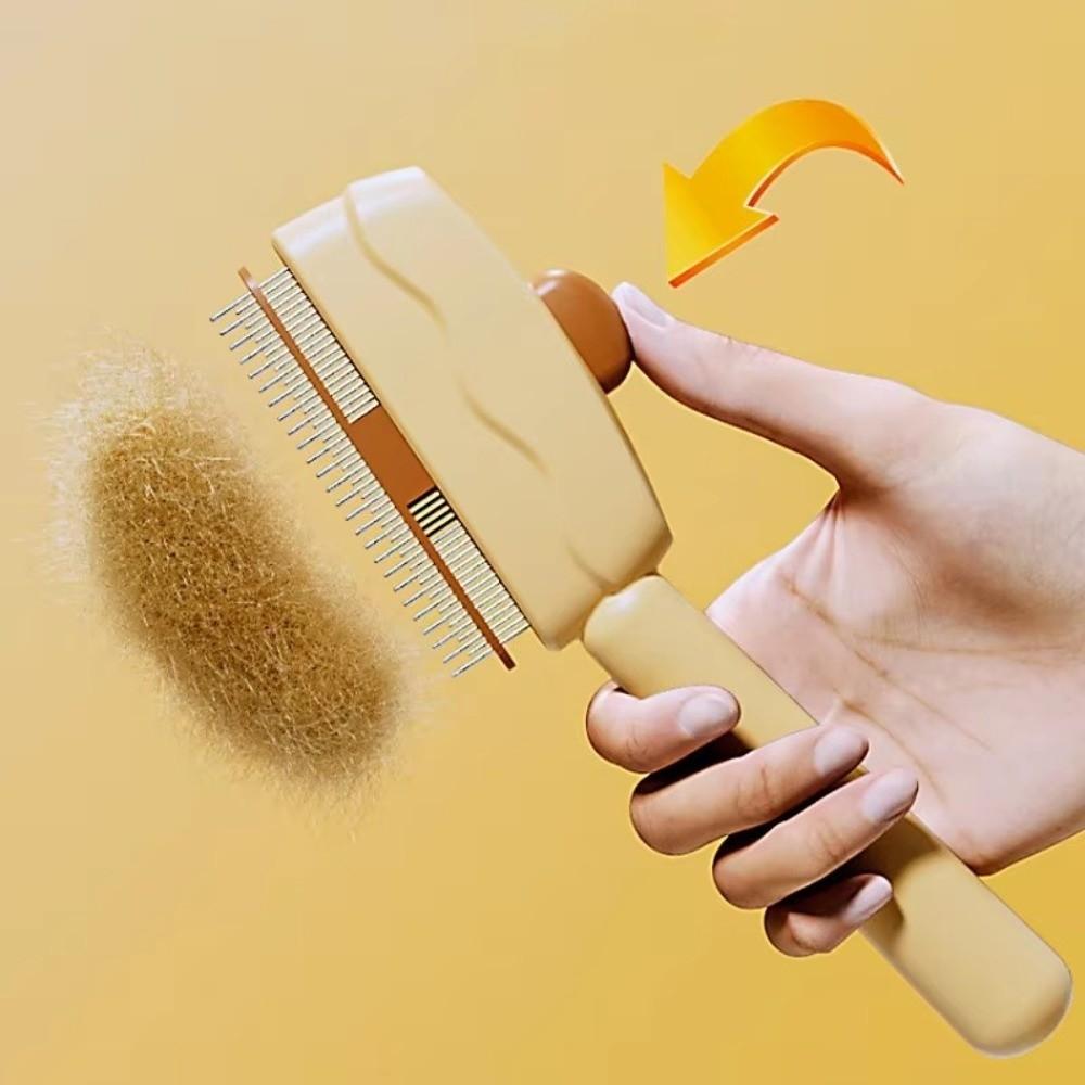 Massage Function Dog Comb Automatic Hair Removal Pet Hair Remover New Pet Products  Pet Grooming