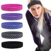 1 PC Nonslip Elastic Folds Yoga Hair Bands Fashion Wide Sports  Summer Stretch SweatBand Headband Running Accessories
