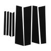 8PCS Pillar Post Window Cover PC Glossy Black B Pillar Posts Decal Cover Replacement For Civic 2012‑2015