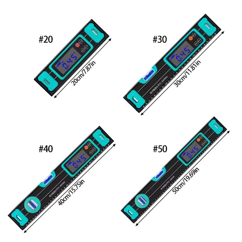 Illuminated Bubble Level Digital Angles Measurement for Easy Reading Magnetic Base Convenient Operation