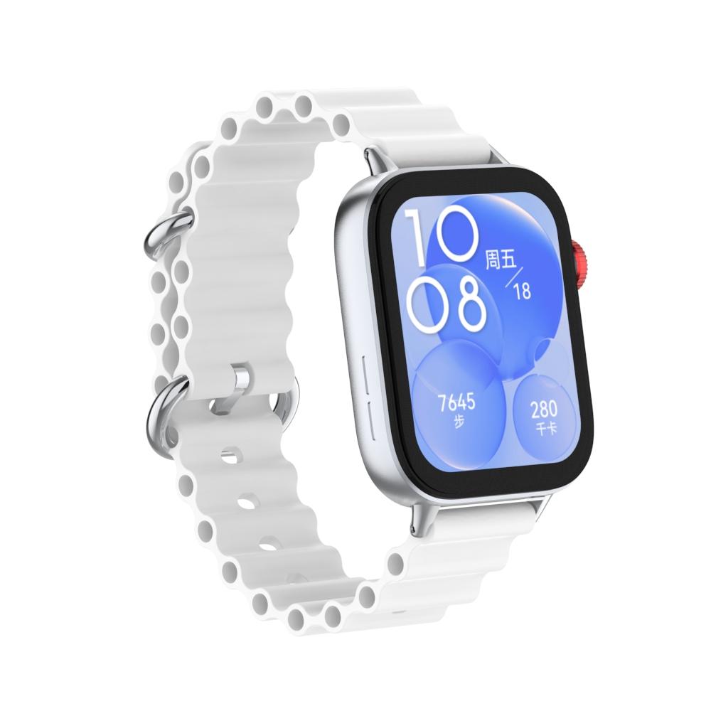 Ozean-Silikonband für Huawei Watch Fit 3, auswechselbares Armband, Armband für Huawei Fit 3, buntes Armband, Armbandzubehör