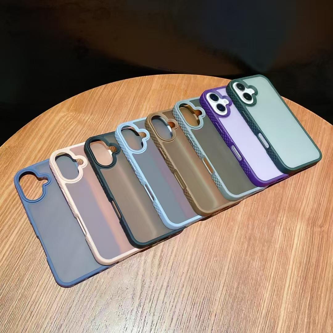 Matte Phone Case for Iphone 16 15 13 Pro Max Hard Acrylic Anti Slip Shockproof Mobile Casing for Iphone 11 12 Opp Bag&For iPhone 13 Pro
