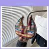 Fashion Ethnic Style Crescent Bag With Tassels And Chain For Daily Women