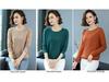 2024 Women's Lightweight Long-Sleeve Knitted Top - Perfect for Early Autumn