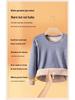 Men's Winter Fleece-Lined Camel Wool Base Layer Set - Warm Cotton Underwear and Pants for Middle-Aged and Elderly