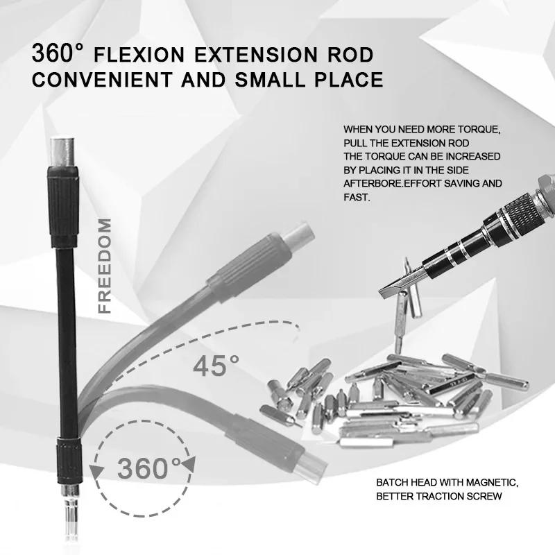 Set de șurubelnițe electronice 115 în 1, șurubelniță de precizie, instrumente de reparare a piulițelor, Șurubelniță, repararea laptopurilor, instrumente profesionale de reparare magnetice