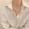 High-End French Retro Pearl Clavicle Necklace for Women: Versatile, Elegant, Simple Luxury Choker