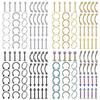 40-Piece Set: Stainless Steel Nose Rings, Hoops, Eyebrow, Tongue, Lip Studs & Curved Bar Piercings