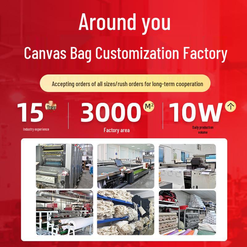 Custom Eco-friendly Cotton Canvas Shoulder Bag with Logo – DIY Blank Handbag