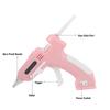 Electric Hot Glue Kit With 10Pcs 7mm High Adhesion Sticks Cordless Hot Melt Glue Tool For Home And Crafting Purple