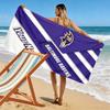 Name Custom Baltimore Ravens Logo Print Beach Towel, Large Soft Quick Dry Towel for Beach Camping Swimming