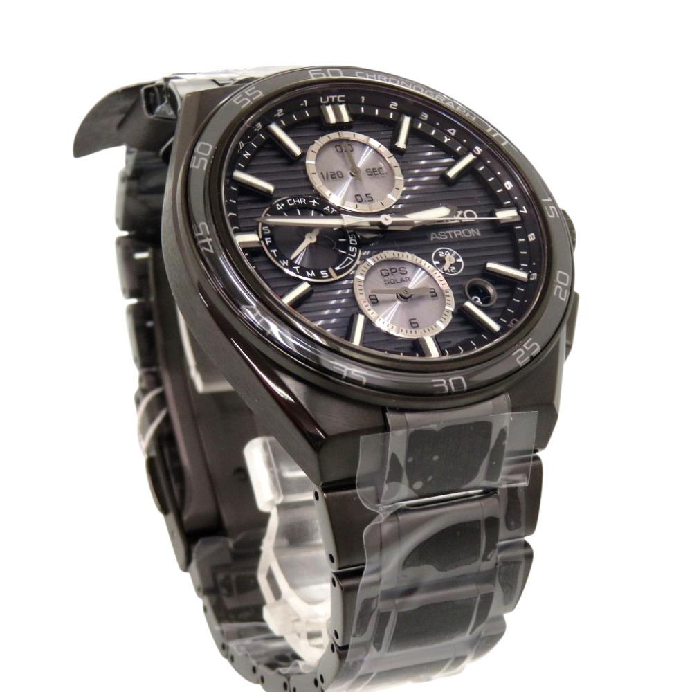 Used AUTHENTIC SEIKO SBXC179 5X83-0AP0-1 Astron Nexter Black Titanium Wristwatch