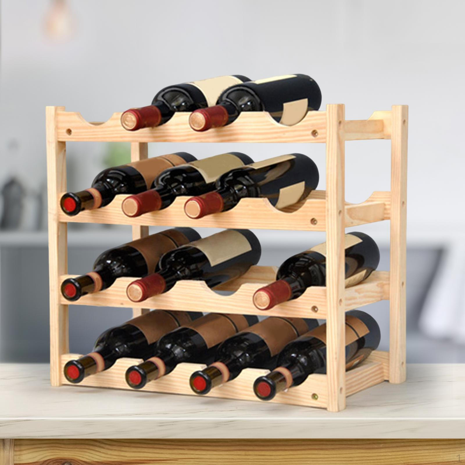 

Багатошарова полиця-тримач для пляшок вина, сільський багатоцільовий органайзер для морозильної камери 4-Layer