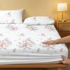 1 Fashion And Simple Modern Plant Flower Printed Matte Bed Sheet, Bedroom Printed Bed Cover, Bedding (Excluding Pillowcases)