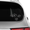 Multiple Sizes Reflective Fireworks Vinyl Sticker Car Truck Window Decor Decals For Auto Windshield Bumper Laptop Cup Decoration