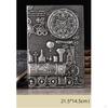 Embossed Locomotive Image Writing Notebook A5 Journal Sketchbook for Writers and Travelers