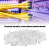 50/30PC RJ45 Ethernet Cables Module Plug Network Connector Crystal Heads Cat5 Gold Plated Network Cable Suitable for Computer TV