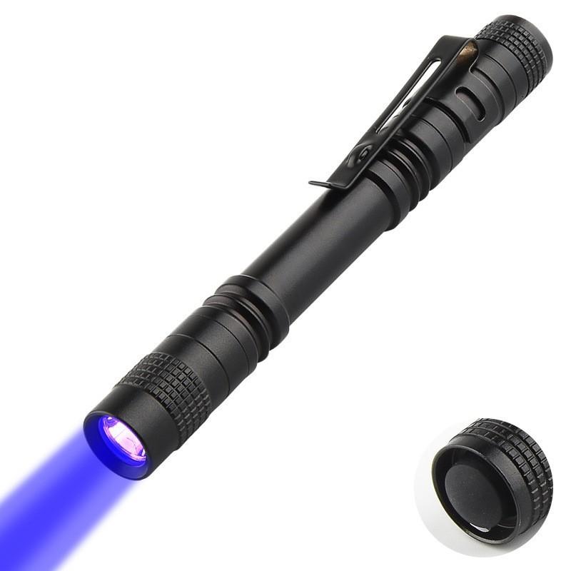 Aluminum Alloy Mini Led Flashlight With Pen Clip For Camping And Outdoor Activities
