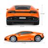 RASTAR 1:24 2.4GHz Lamborghini Huracan LP610-4 RC Model Car, Orange