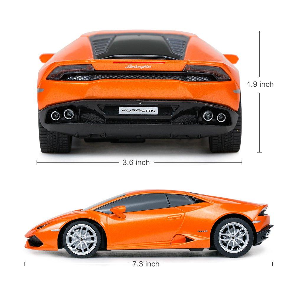RASTAR 1:24 2.4GHz Lamborghini Huracan LP610-4 RC Model Car, Orange