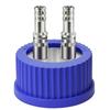 ABGR-GL45 304 Stainless Steel Safety Bottle Cap, Large Size,8-10Mm For Laboratory Use Diameter