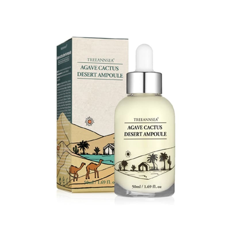 Cactus Ampoule Wrinkle Whitening Serum Flight Attendant Agave Cactus Desert Ampoule 50ml