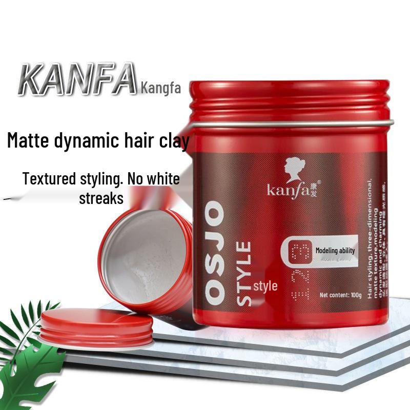 48-Hour Fast Shipping: Kangfa Men s Long-Lasting Volumizing Hair Styling Wax Gel 100g