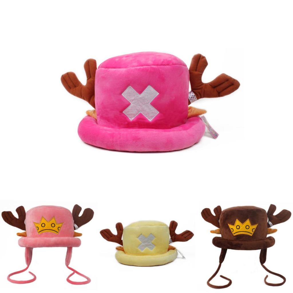 Anime One Piece Chopper Pluszowy Kapelusz Rybaka Miękki i Uroczy Dodatek Odzieżowy