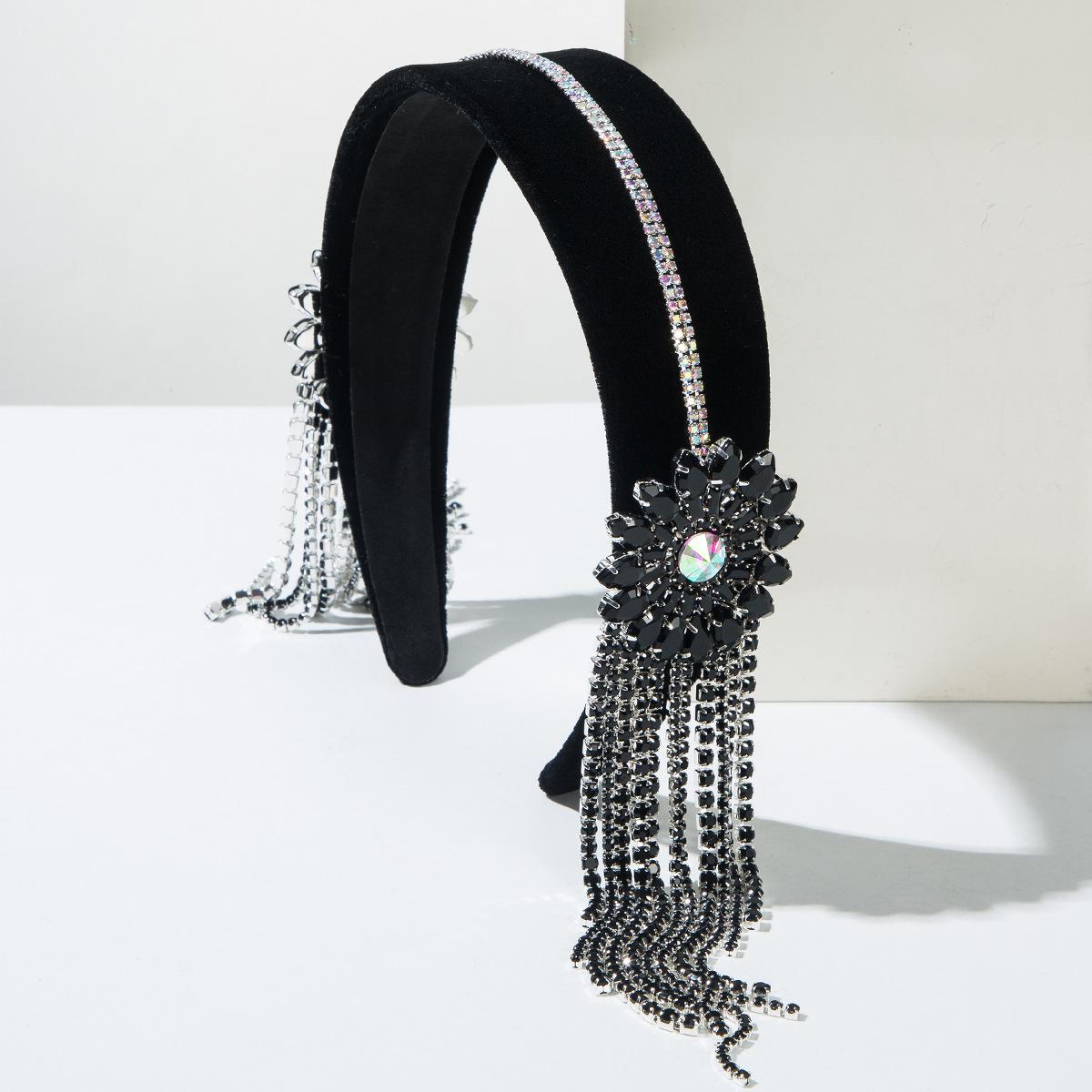 

Блестящая цепочка для волос, повязка на голову с хрустальной кисточкой, стразовая заколка, блестящие аксессуары для волос для свадьбы, невесты, девочек