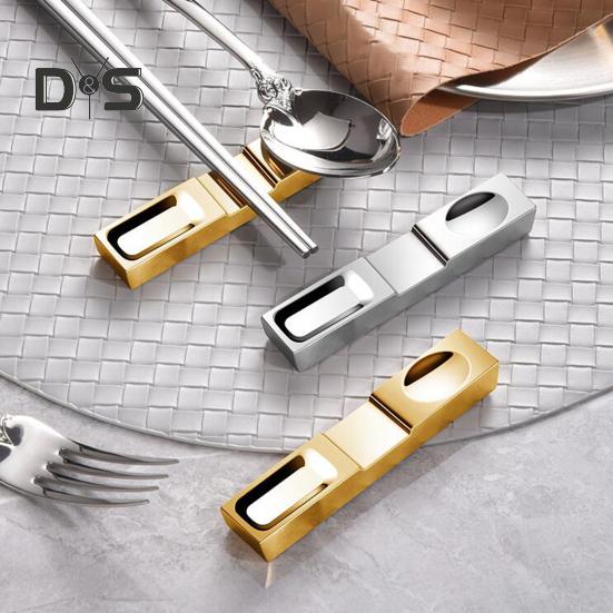 Heat Resistant Chopstick Rest Polished Universal Glossy Mirror Surface Chopsticks Support Kitchen Tools
