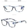 1/0~+4.0 PC Anti Blue Light Presbyopia Glasses Spring Eye Leg Non Prescription Flat Glasses for Eye Protection