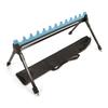 Adjustable Telescopic Fishing Rod Holder Stand Zinc Alloy Multi-Hole Design Outdoor Ground Insert Support for Sea Fishing Rods