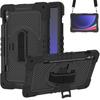Case for Samsung Galaxy Tab S9, Armored Protective, Black