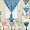 Velcro Curtain Window Self Adhesive Home Bedroom Decor Shading Drapes Blackout